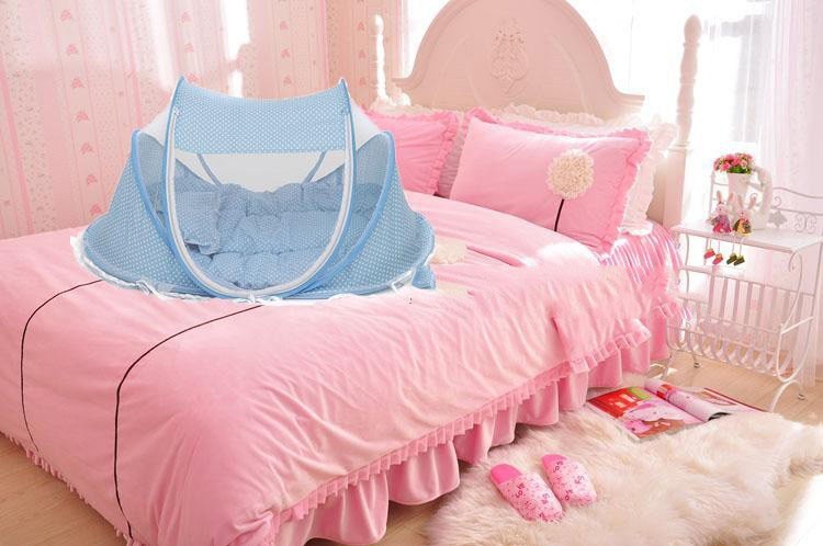 Baby Bed Net with Pillow – Comfort Meets Protection