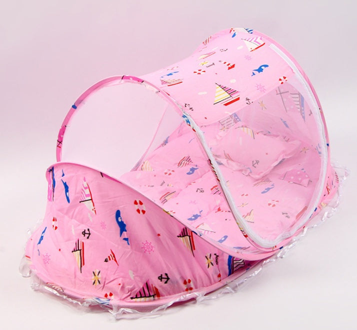 Baby Bed Net with Pillow – Comfort Meets Protection