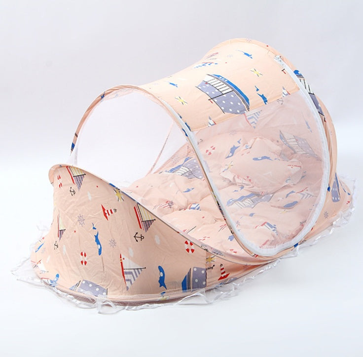 Baby Bed Net with Pillow – Comfort Meets Protection