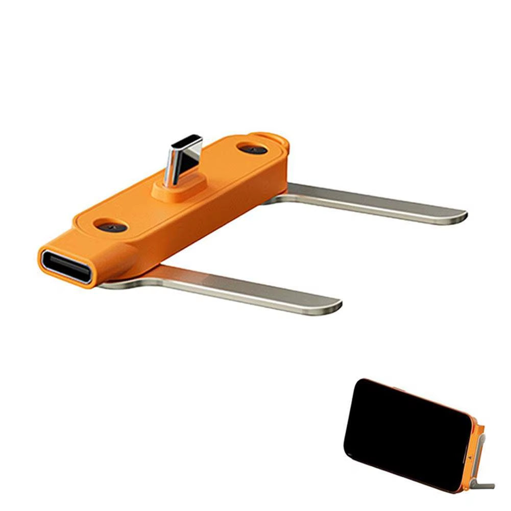 240W Type-C Cable Data Transfer Fast Charging 360 Degree Rotation Phone Holder PD Type C Cable for Iphone 15-17 Samsung Xiaomi