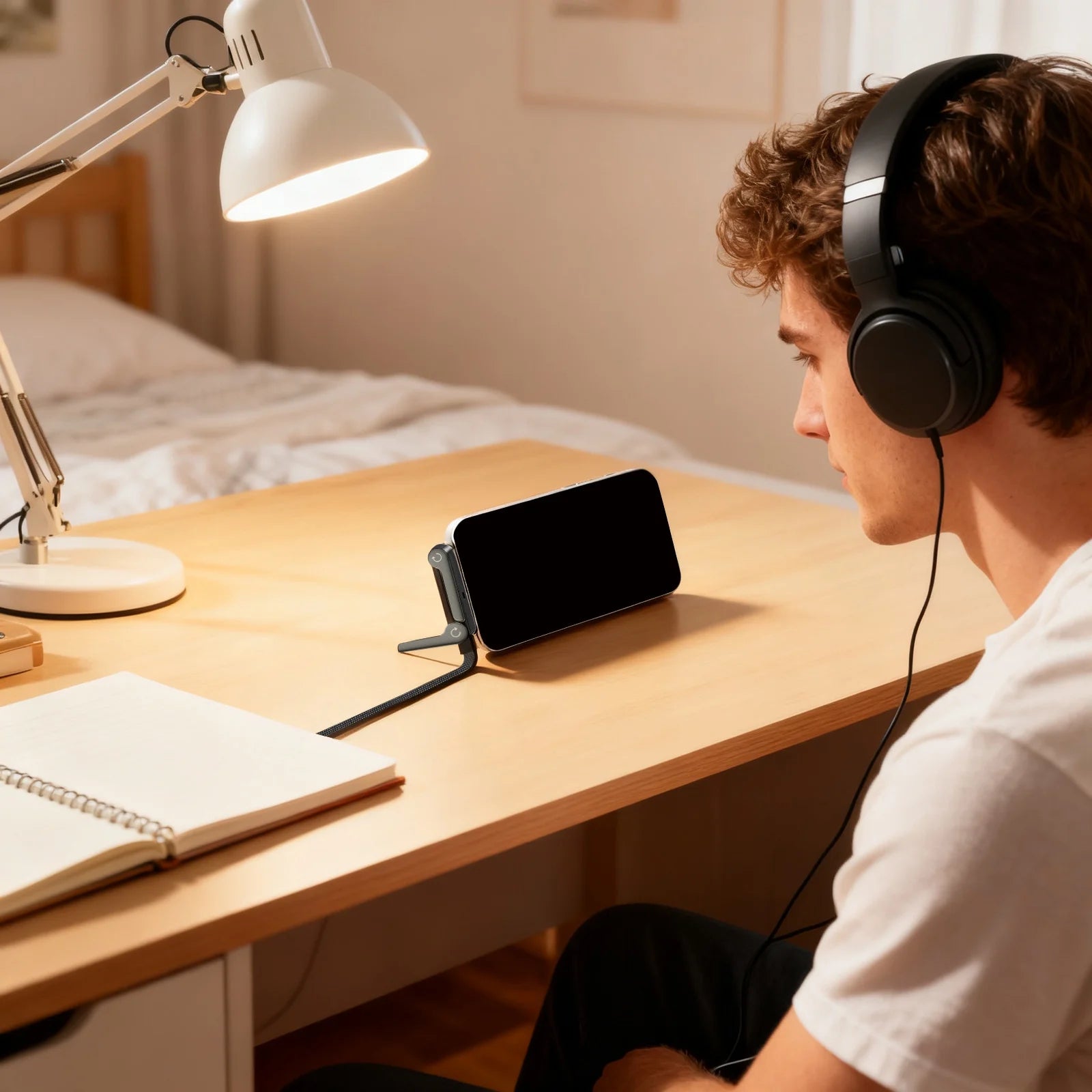 2-In-1 Invisible Holder Charger Cable with Stand, 240W Super Fast Charging Cord with Built-In Folding Phone Stand, 5Ft Type-C Cable for Iphone Smartphones Gaming Office 1PC 30W